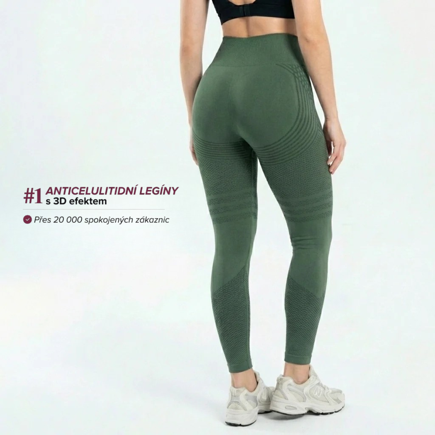 Modelující 3D legíny – Push-Up & Anticellulitní