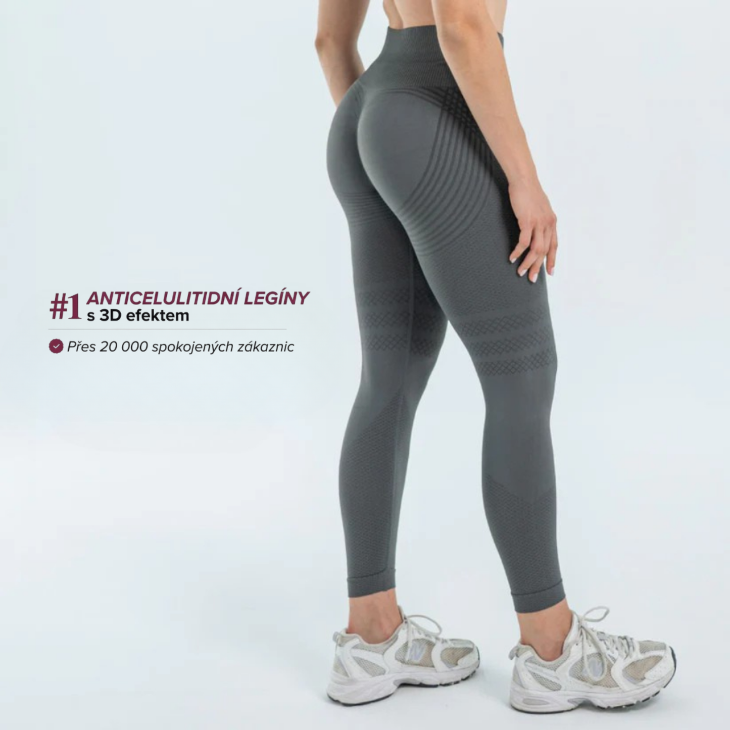 Modelující 3D legíny – Push-Up & Anticellulitní