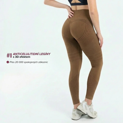 Modelující 3D legíny – Push-Up & Anticellulitní